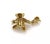 Contemporary Tiffany & Co. Diamond Sapphire 18k Gold Mother & Little Bear Pin Brooch For Sale - Image 3 of 6