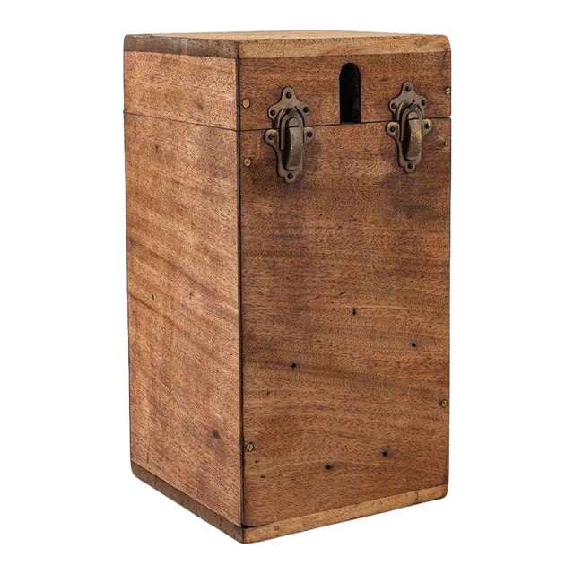 Antique French Wooden Box For Sale
