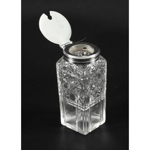 19th Century Victorian Silver Plated 6 Bottle Cruet Set from Wade Wingfield Wilkins, Set of 7 For Sale - Image 14 of 18