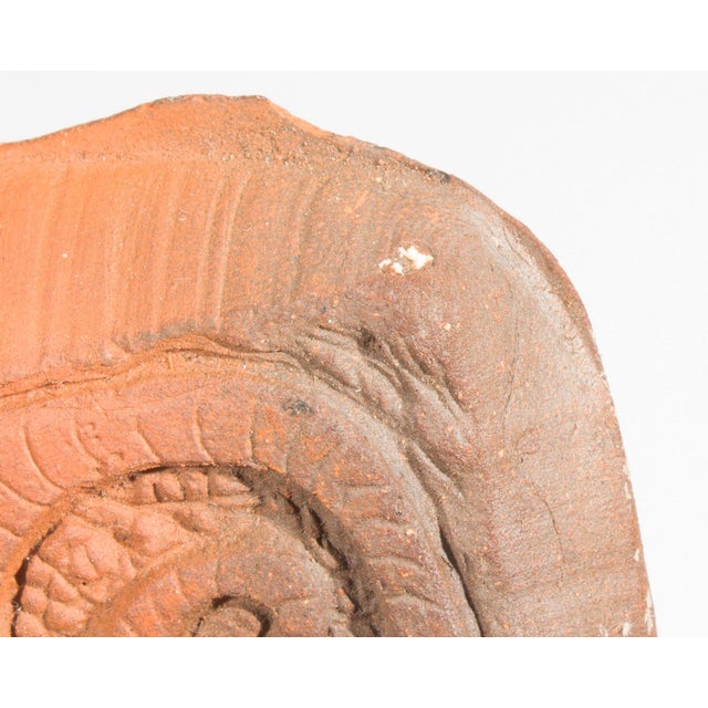 Mark Bulwinkle Studio Pottery Snake Tile For Sale - Image 4 of 7