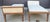 An extraordinary pair of Levantine-style bone-inlay daybeds featuring richly detailed floral marquetry, elegant scrolling...