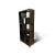 Chinese 1990s Asian Treasure Display Bookcase- Black Lacquer For Sale - Image 3 of 4