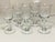Set of Five Heavy Crystal Glass Goblets For Sale In Dallas - Image 6 of 8