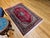 Vintage Persian Kashan Rug, Hand-Knotted Wool, Floral Pattern, Red & Navy, 4x6 For Sale - Image 9 of 17