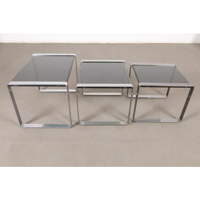 Nesting Tables, 1970s, Set of 3, in Very Good conditions. Designed 1970 to 1979