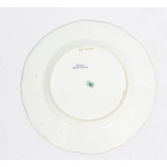 Antique Coalport Porcelain Plate, 1891 For Sale - Image 5 of 9