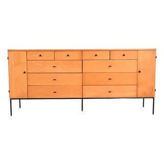 Paul McCobb Planner Group 20-Drawer Dresser or Credenza, Newly Refinished For Sale