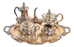 Tiffany & Co. Antique Victorian Silver Plate Coffee or Tea Service Set