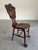 Early 20th Century Stickley and Brandt Carved Oak Renaissance Style Side Chair For Sale In Tampa - Image 6 of 12