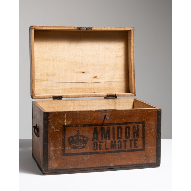 1900 - 1909 Belgium Chocolate Wood Box For Sale - Image 12 of 15