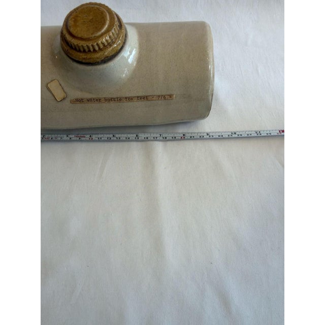 Antique Stoneware Hot Water Bottle Foot and Bed Warmer Pottery For Sale - Image 4 of 10