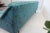 Turquoise Mid Century Modern Floral Turquoise Large Sofa For Sale - Image 8 of 10
