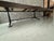 Wood District Eight Artisanal 13’ Shuffleboard Table, Smoked Oak Frame & Cast Iron Base For Sale - Image 7 of 13