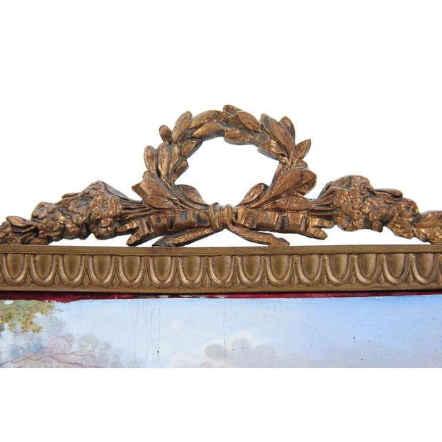 19th Century French Painted Porcelain Plaque For Sale In Los Angeles - Image 6 of 9