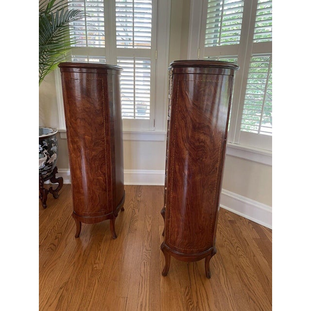 Late 19th Century Late 19th Century French Transitional Kidney Shaped Semainiers - a Pair For Sale - Image 5 of 13