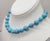 1960s Vintage Signed Crown Trifari Faux-Turquoise Beaded Necklace For Sale - Image 5 of 7