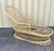 Exceptional vintage spun fiberglass chaise lounge attributed to Russell Woodard, featuring the highly sculptural webbed...