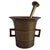 Antique Art Deco Brass Apothecary Mortar and Pestle, Former Czechoslovakia, 1930s, Set of 2 For Sale - Image 17 of 17