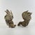 Vintage Italian Brass Foraging Roosters from Gucci, 1950s, Set of 2 For Sale - Image 3 of 10