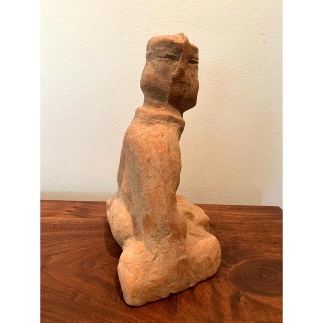 Chinese Terracotta Tomb Figure East Han Dynasty For Sale - Image 9 of 13