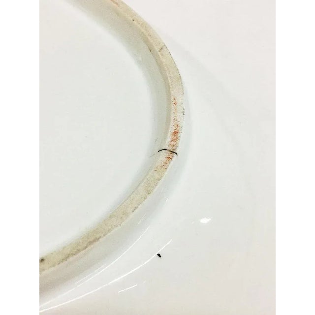 Wide 19th Century Oval Platter in Onion Pattern from Meissen For Sale - Image 6 of 10