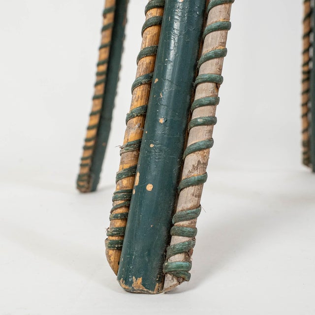 Late 19th Century French Rattan and Wicker Plant Stand For Sale - Image 4 of 8