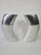 Pair of Ventura Living designer vases – aluminum and ceramic, 50 cm Manufacturer / brand: Ventura Living Model: Spiral...