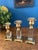 1960’s Brass & Lucite Candlestick Holders Set of 3 For Sale - Image 13 of 18