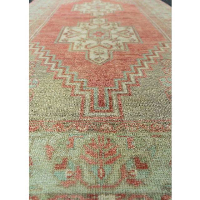 Early 21st Century Turkish Vintage Rug 3'10" x 7'1" #20820 For Sale - Image 5 of 8