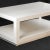2010s Karl Springer's Style Vintage Raffia Covered Modern White Cocktail Table For Sale - Image 5 of 11