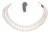 Akoya Pearl Necklace 14k Gold 27" 7.5 Mm Certified For Sale