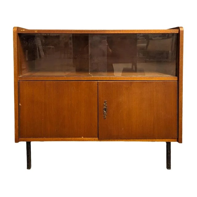 Wood Vintage Modernis Storage Unit For Sale - Image 7 of 7