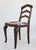 Wood Set of Six French Provincial Oak Ladder-Back Dining Chairs W/ Upholstered Seats For Sale - Image 7 of 18