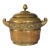 Antique Brass Jugendstil Lidded Wine Bowl For Sale