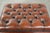 Large Chesterfield Ottoman in Brown Cowhide Leather For Sale - Image 6 of 12
