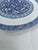 Chinoiserie Original Tromp L’ Oeil Drawing Blue and White Plate For Sale - Image 3 of 4