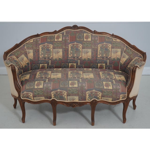 Age: C.1930s Details: Nice Animal Print Upholstery Fine Carved Details High Quality Construction French Louis XV Style...