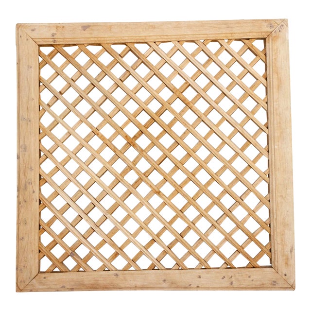 Daoli Rustic Wood Lattice Window For Sale