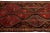 Textile Vintage Shiraz Handmade Tribal Pattern Red Wool Rug For Sale - Image 7 of 10