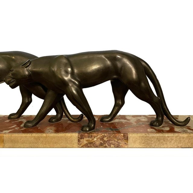 1920s Art Deco Panther, 1920s, Bronze For Sale - Image 5 of 10