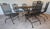 Mid-Century Modern Midcentury Russell Woodard Briarwood Wrought-Iron Patio Dining Set, 7 Pieces, Attributed For Sale - Image 3 of 15