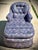 This is a vintage chaise lounge in excellent condition, with beautifully crafted custom upholstery. The tag says “Royal...