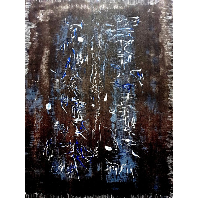 Brown Zao Wou-ki - Original Lithograph from XXe Siecle magazine 1958 For Sale - Image 8 of 8