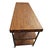 Reclaimed Wood & Iron Shelf Desk For Sale - Image 4 of 8