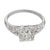 Art Deco 1930s Art Deco Gia 1.35 Carat Old Mine Cut Diamond Platinum Engagement Ring, Size 5 For Sale - Image 3 of 8