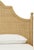 2020s Matthew Izzo Home Chamberlain King Arched Headboard, Side Rails, and Footboard in Rattan With Wood Feet For Sale - Image 5 of 8
