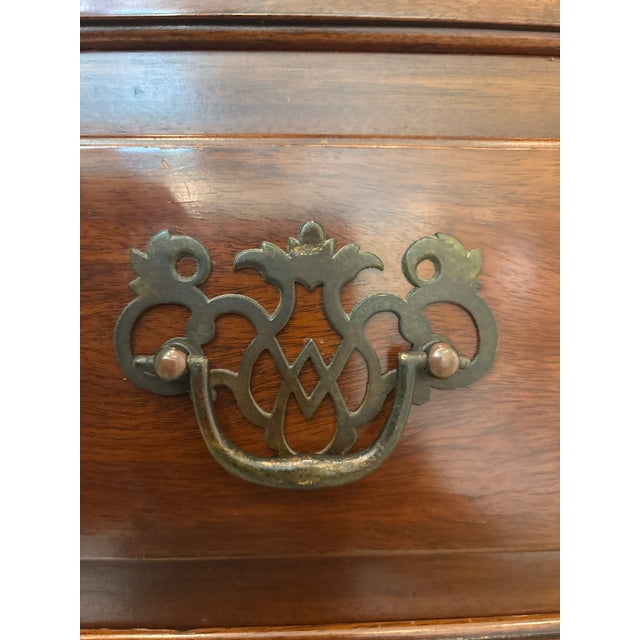 Wood 1930s Mahogany Armoire by Tomlinson of High Point/Williamsburg Galleries For Sale - Image 7 of 9