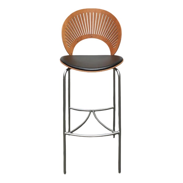 Danish Trinidad Bar Stools by Nanna Ditzel for Fredericia, 1990s, Set of 2 For Sale