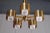Brass Ceiling Lamp attributed to Holger Johansson, Sweden, 1960s For Sale - Image 6 of 11