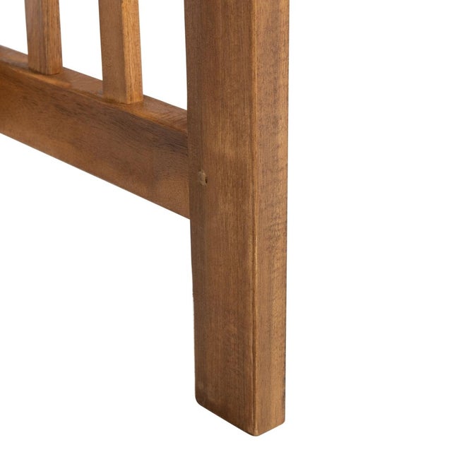 Rocklin 4-Piece Outdoor Set, Natural/Beige Cushion With Navy Thin Stripe Pillows For Sale In Philadelphia - Image 6 of 8